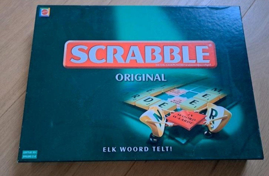 Scrabble Original Bordspel - Compleet en in Goede Staat, Een of twee spelers, Ophalen of Verzenden, Zo goed als nieuw, Hasbro
