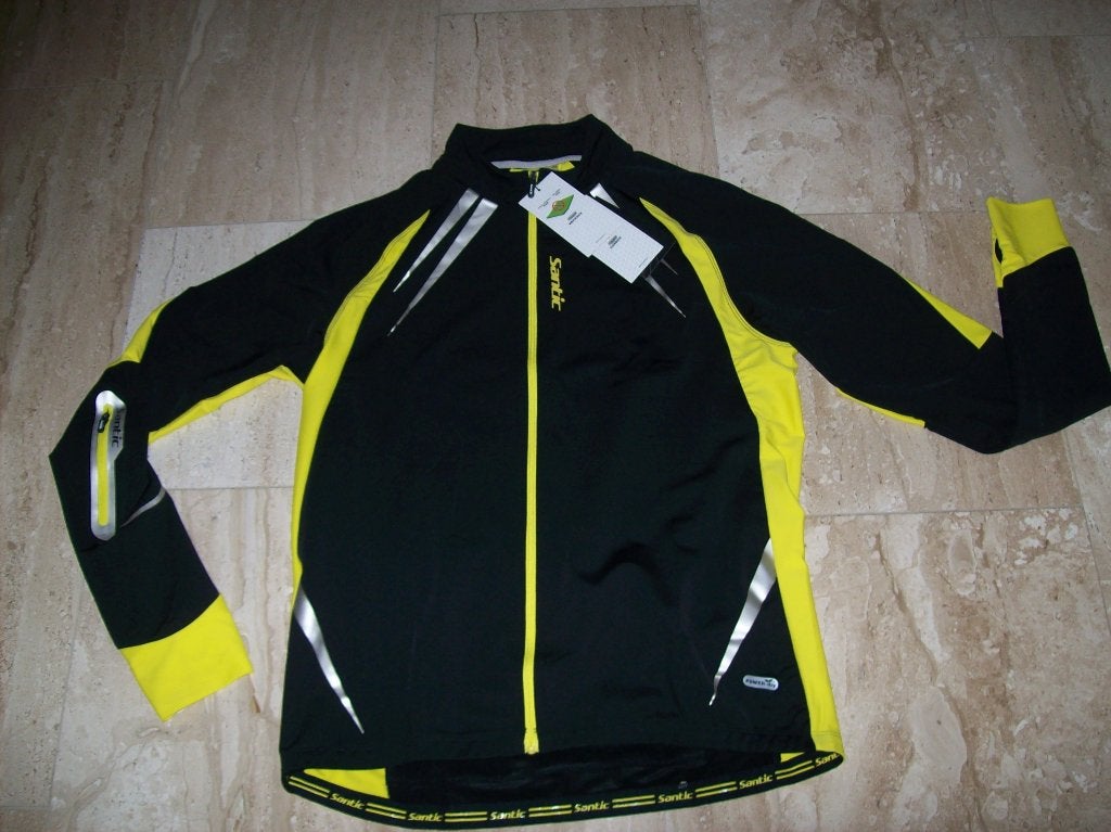 Nieuwe Jersey van santic zwart/geel maat S, M, XXL, XXL, Dames, Santic, Nieuw