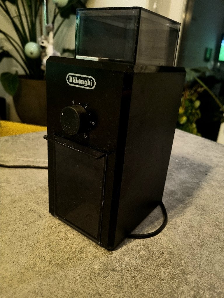 De'Longhi KG79 - Elektrische koffiemolen - Zwart, Witgoed en Apparatuur, Ophalen of Verzenden, Zo goed als nieuw, De'Longhi, Barista-accessoire