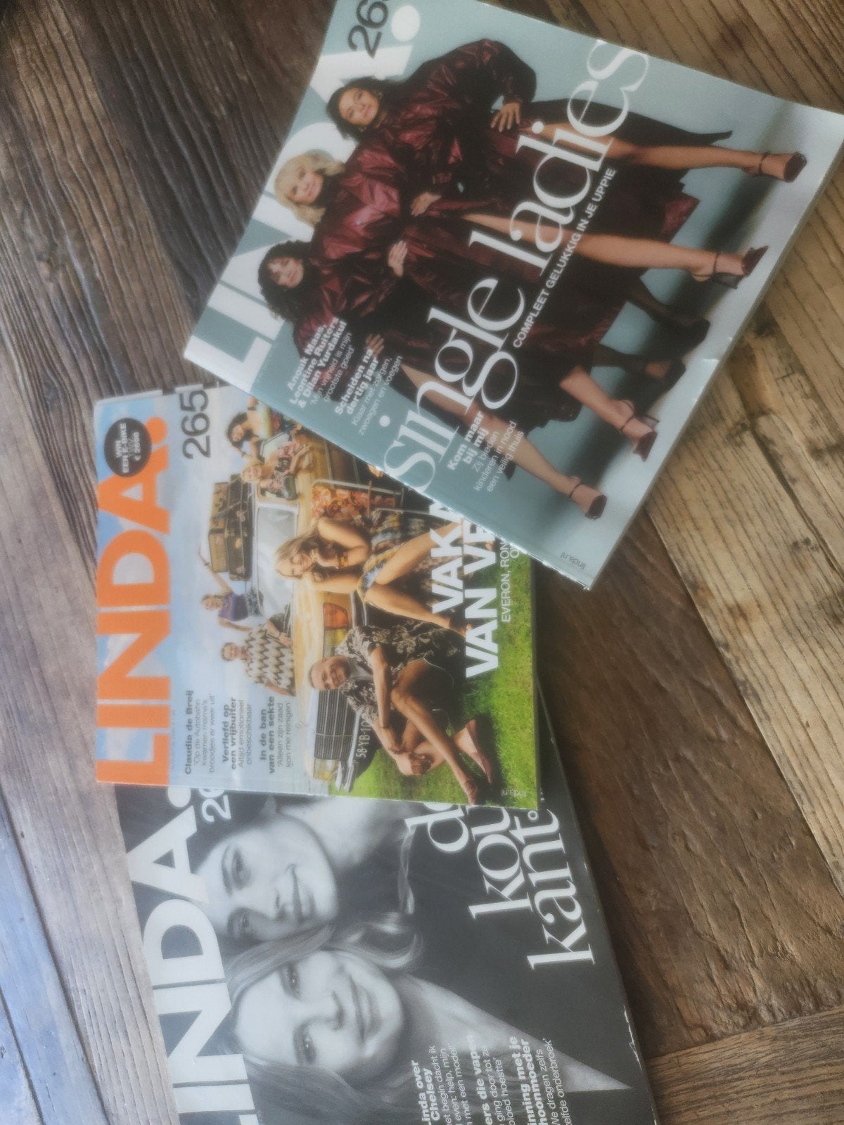 3 leuke Linda damesbladen, incl. nr 265 nieuw, Ophalen of Verzenden, Zo goed als nieuw, Damesbladen