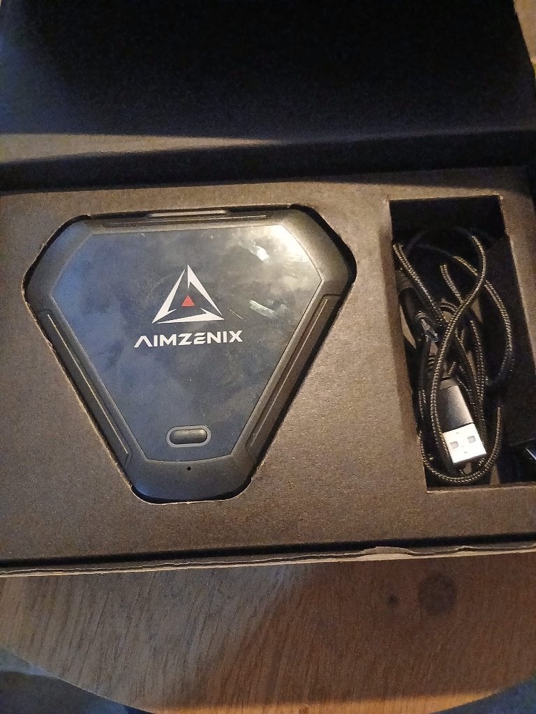 Aimzenix ax600 monster, Spelcomputers en Games, Spelcomputers | Overige Accessoires, Zo goed als nieuw, Adapter, Xim, Inklapbaar
