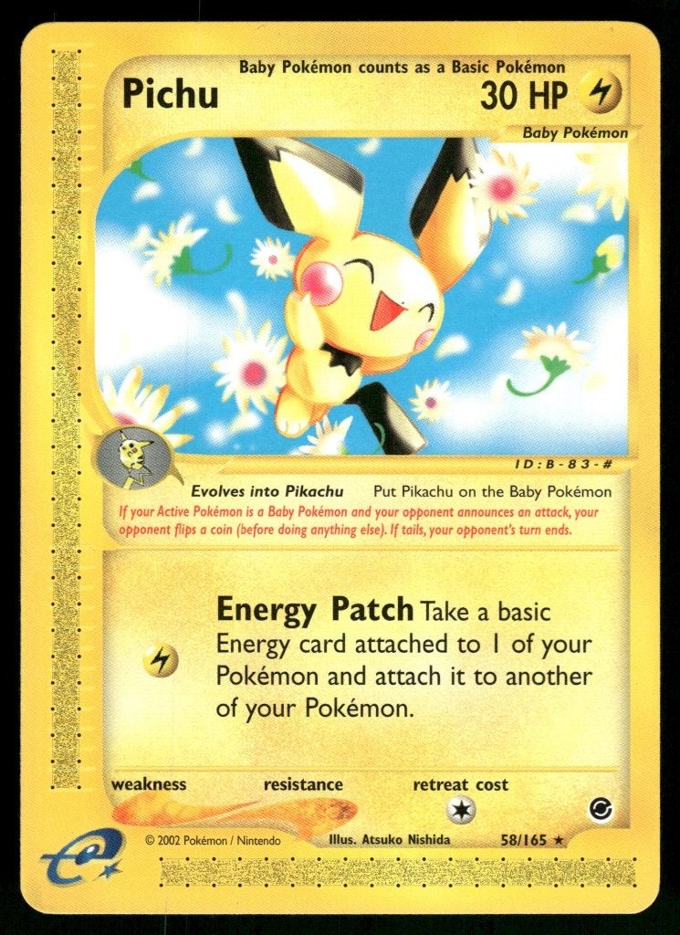 Pichu 58/165 - Expedition Base Set (NM), Verzenden, Gebruikt