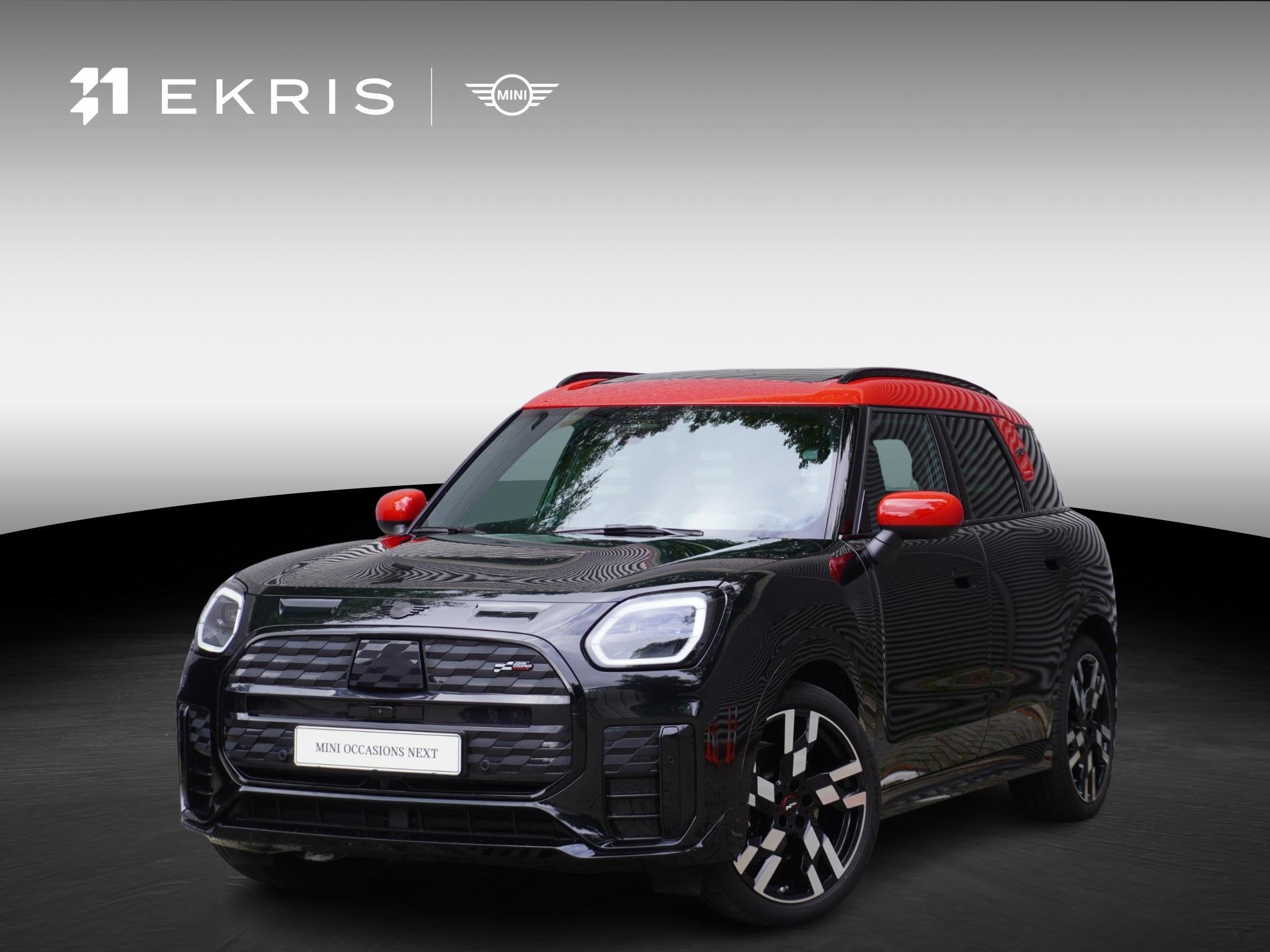 MINI Countryman E | John Cooper Works Uitvoering | Pakket L, Auto's, Gebruikt, Zwart, Countryman, Met garantie (alle)