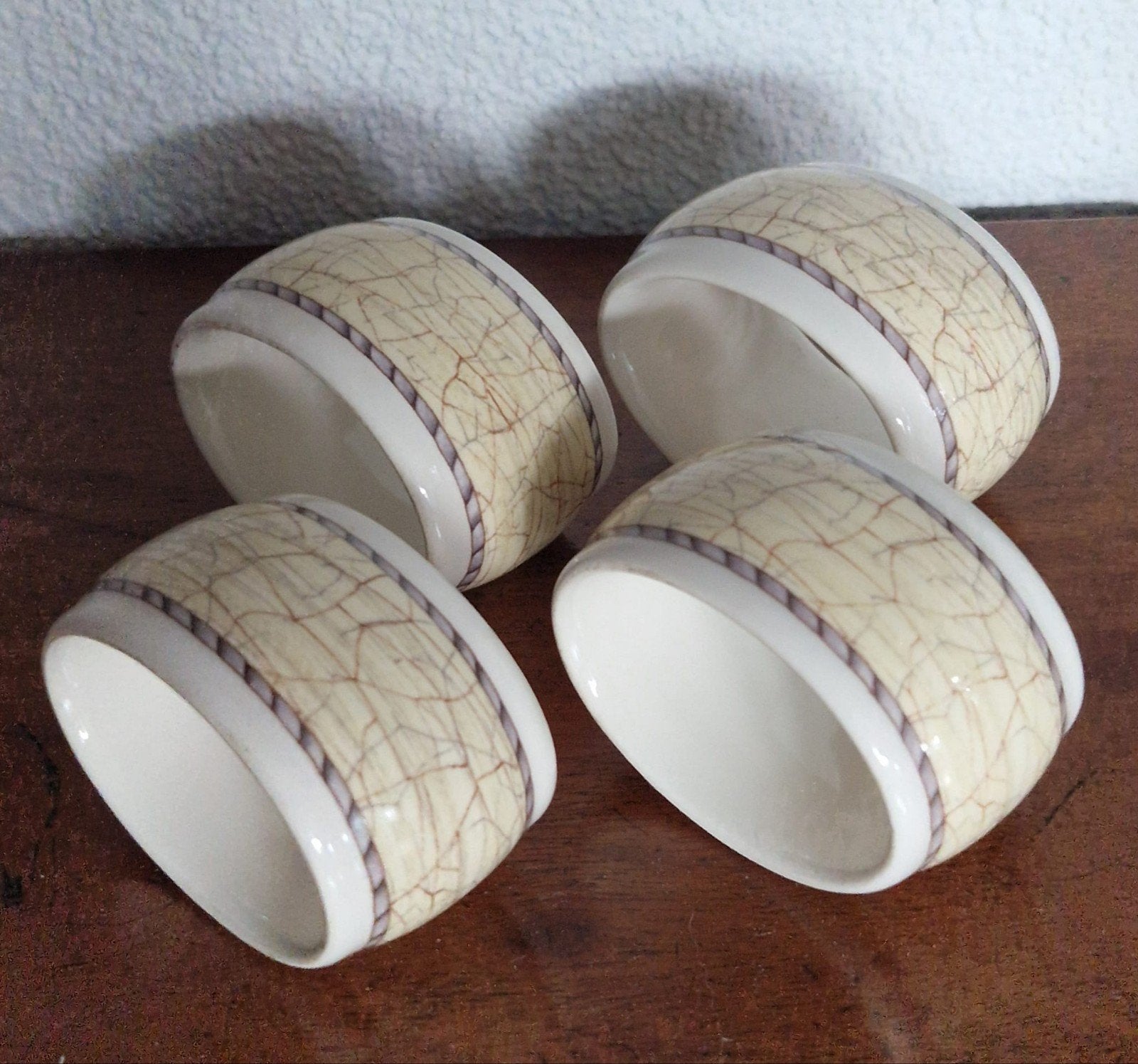 Wedgwood Sarah's garden 4 servetringen., Huis en Inrichting, Ophalen, Zo goed als nieuw, Wedgwood, Overige typen
