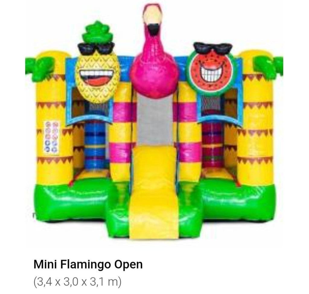 Springkussen Flamingo te huur vanaf 79,99, Ophalen, Zo goed als nieuw, Overige