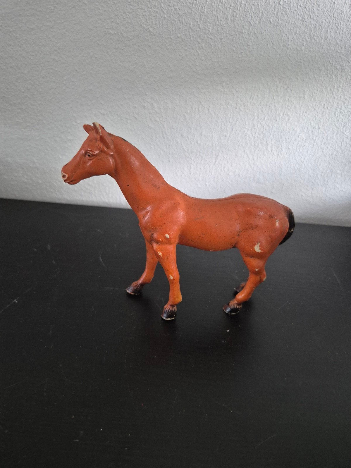 Vintage Imperial Toy Paardje 1976 - Bruin Plastic Speelgoed, Ophalen of Verzenden, Gebruikt