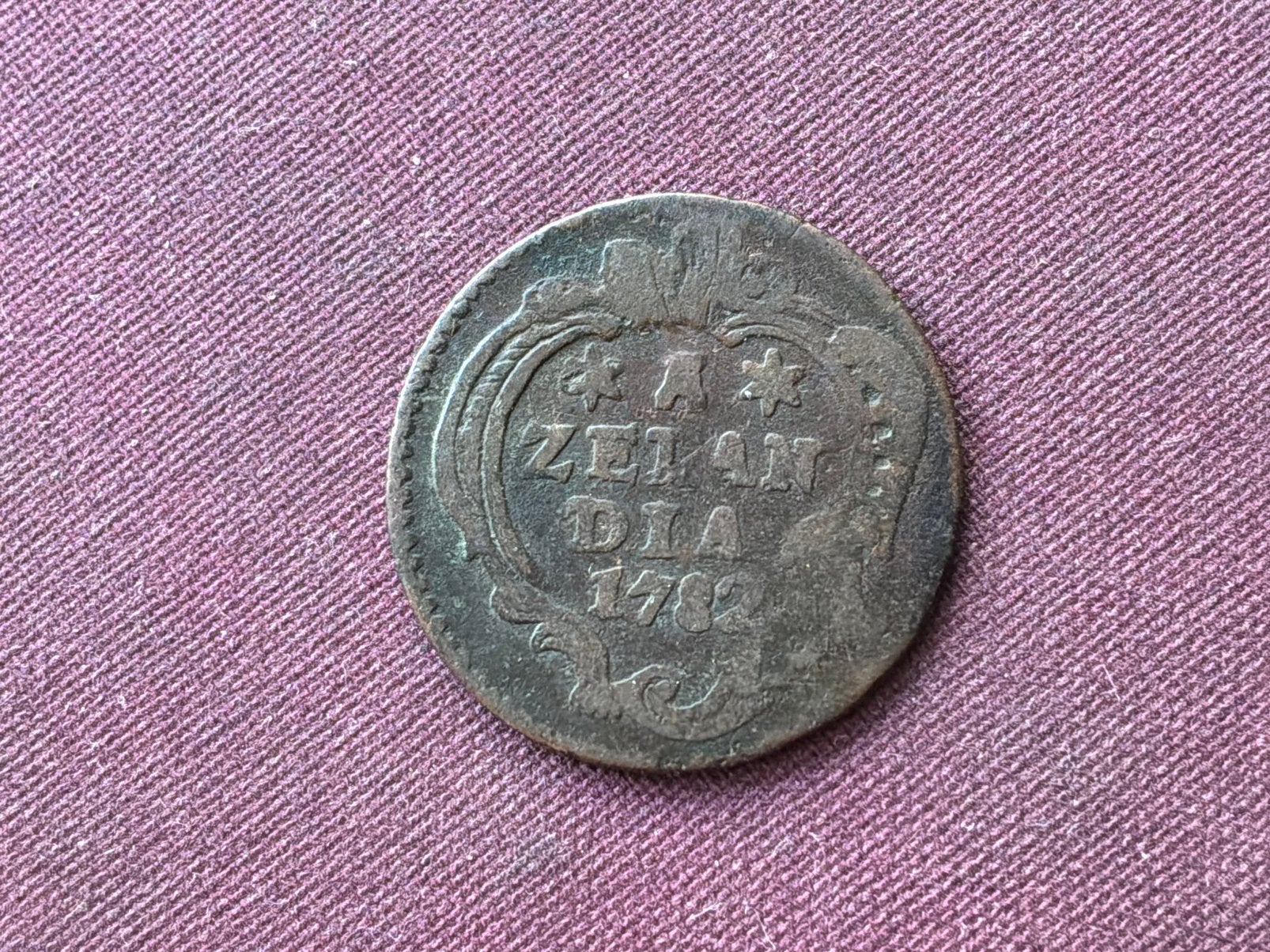 Duit zeeland 1782, Postzegels en Munten, Munten | Nederland, Ophalen of Verzenden