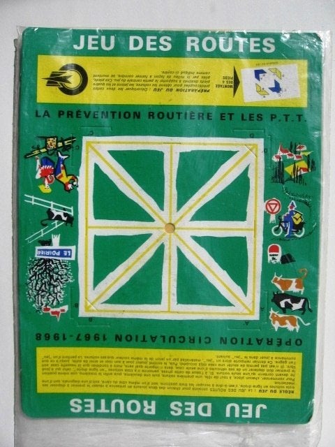 Jeu des Routes - spel uit 67-68 - boter kaas en eieren spel, Ophalen of Verzenden, Huis en Inrichting