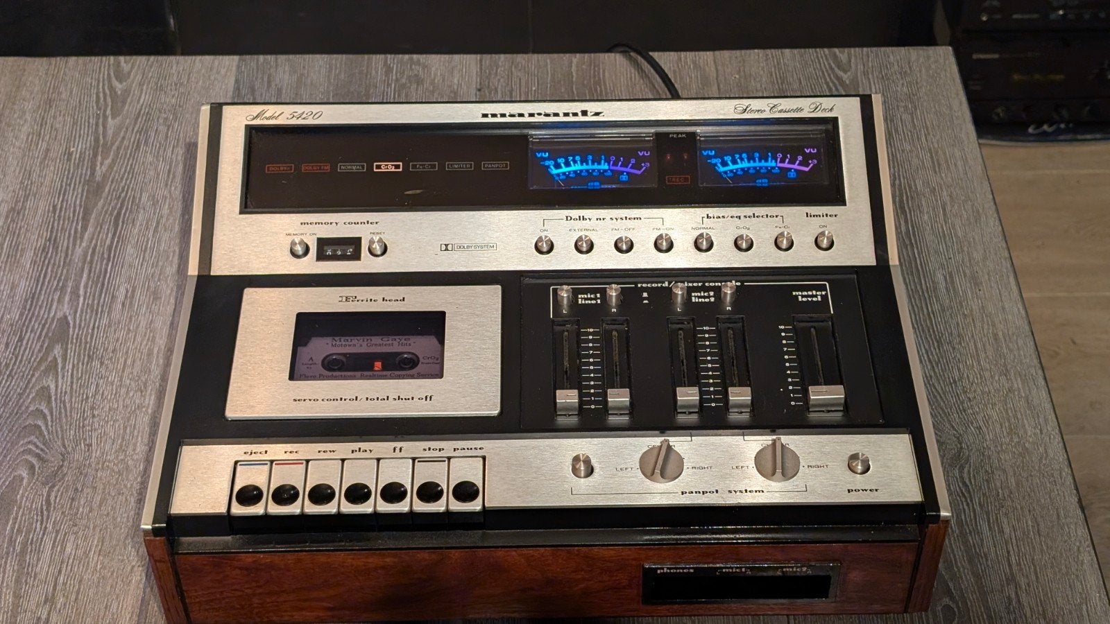MARANTZ 5420 • GARANTIE • SERVICED • INGEBOUWDE MIXER •, Audio, Tv en Foto, Cassettedecks, Marantz, MARANTZ, Rick's Audio 
De Kempen 18 
6021PZ Budel 
+31 (0)495 785698
info@ricks-audio.com