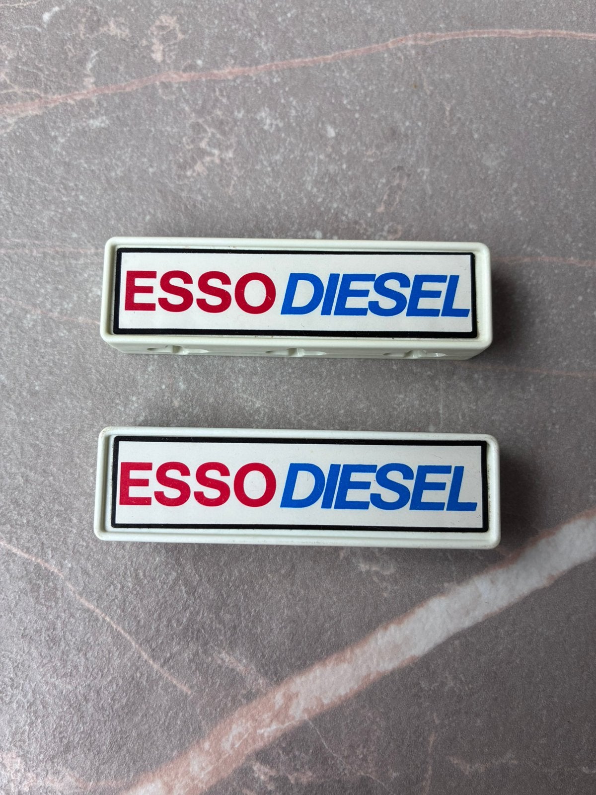 Vintage Esso tankstation onderdelen., Kinderen en Baby's, Gebruikt, Gebouw, Losse onderdelen, Ophalen of Verzenden