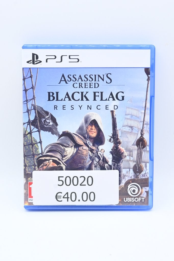 Assassin's Creed Black Flag Resynced PS5  / CD Krasvrij, 1 speler, Ophalen of Verzenden, Zo goed als nieuw, Support@ubisoft.com