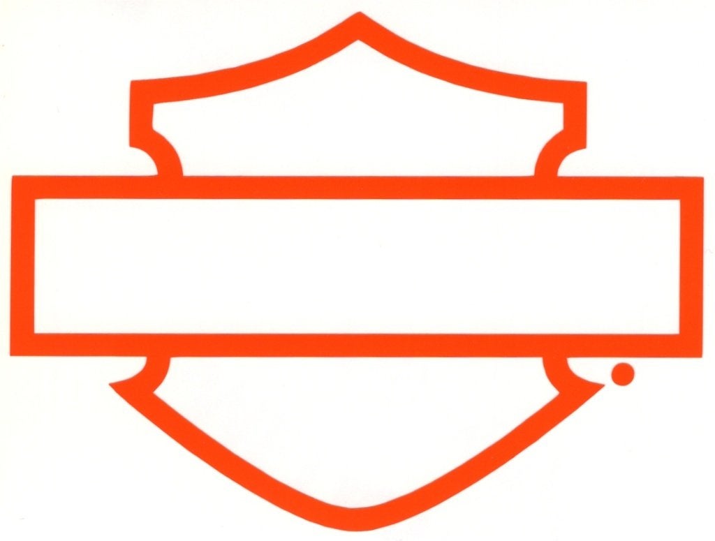 Harley Davidson Schild sticker #2, Motoren, Verzenden