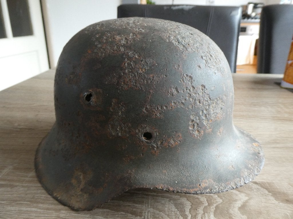 Duitse helm ( zonder binnenwerk ), Verzamelen, Ophalen of Verzenden, Landmacht, Duitsland, Helm of Baret