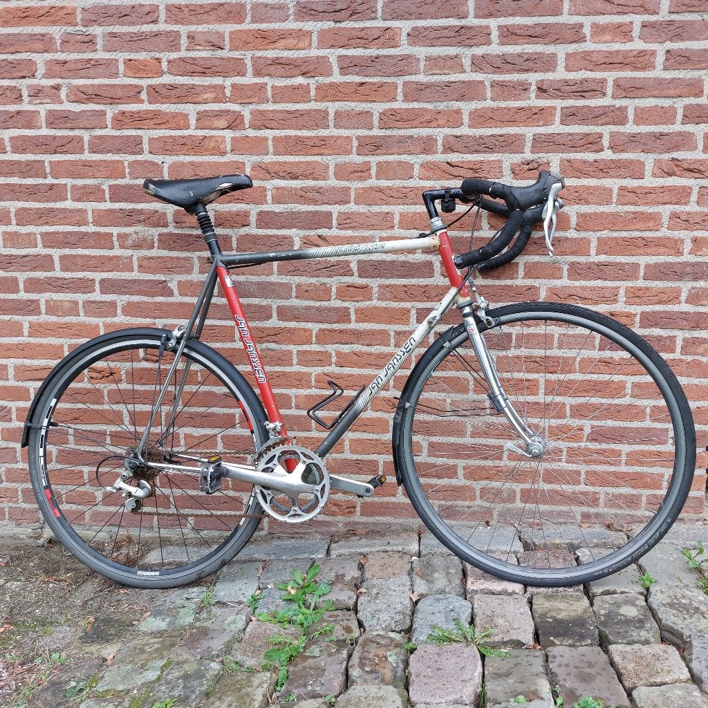 Vintage racefiets Jan Janssen, 28 inch, Gebruikt, Staal, 15 tot 20 versnellingen