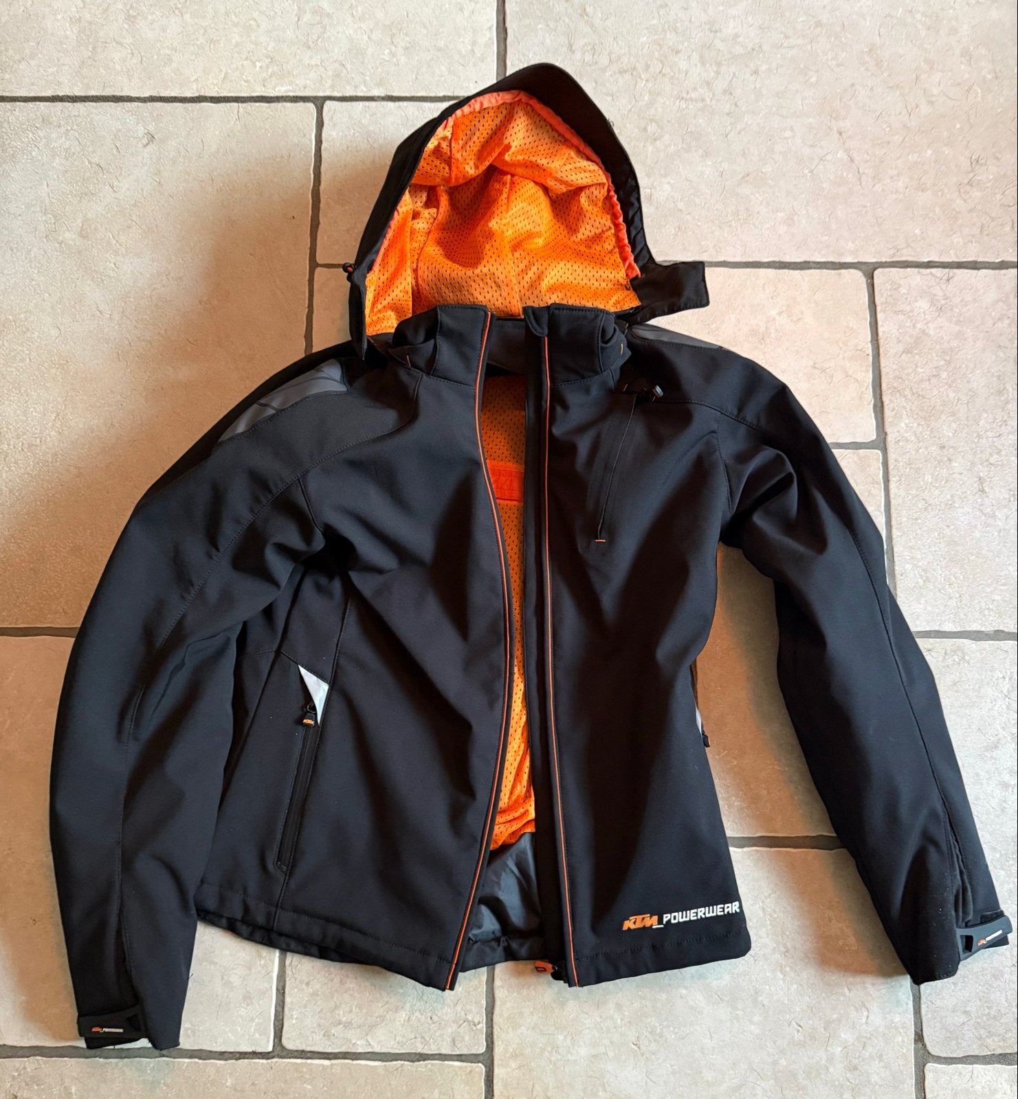 KTM PowerWear softshell motorjas met volledige protectie, Motoren, Ophalen of Verzenden, Tweedehands, Heren, Jas | textiel