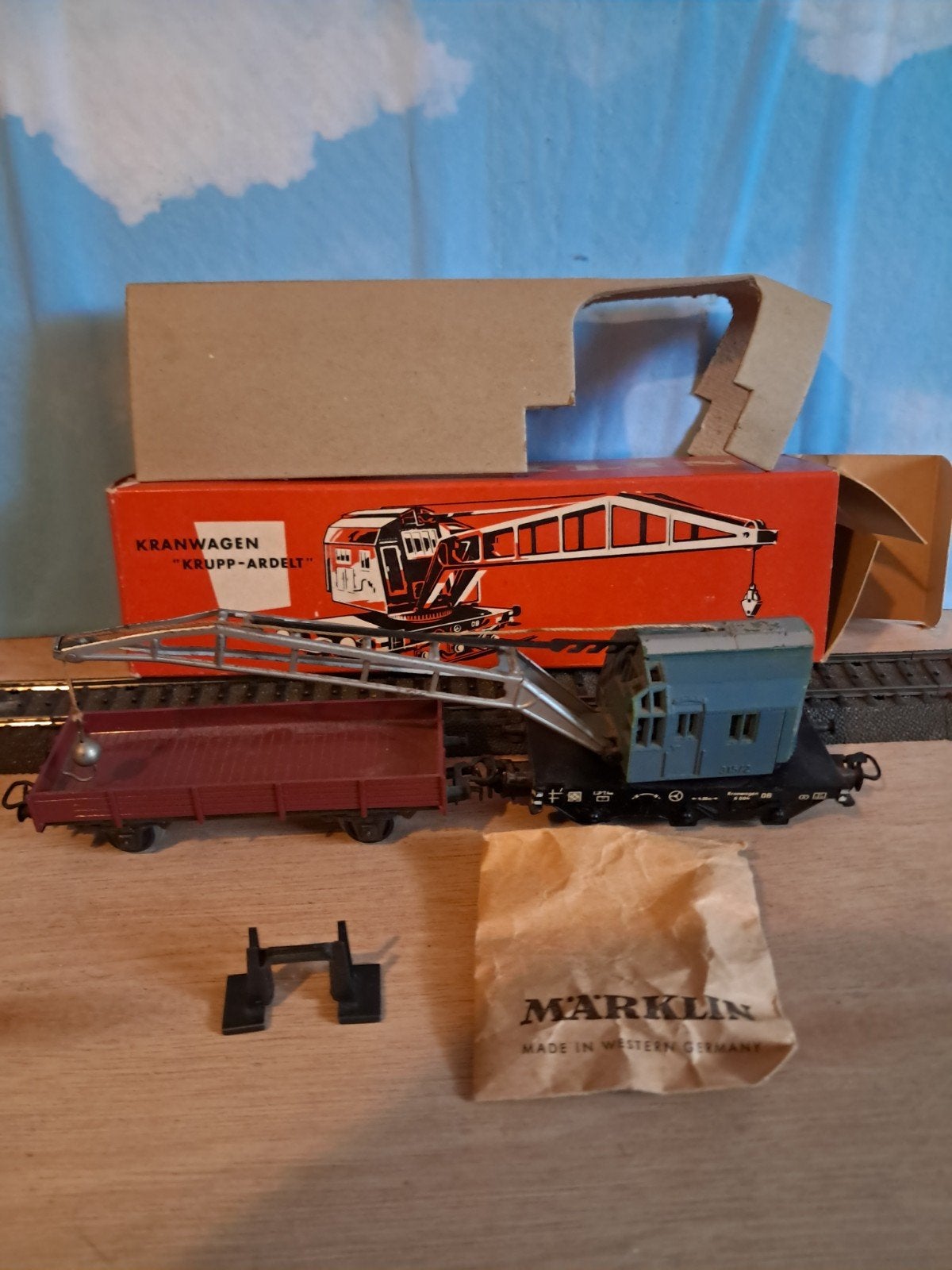 MARKLIN 4611 KRUPP EN 4503, Wisselstroom, Gebruikt, Wagon, Ophalen of Verzenden