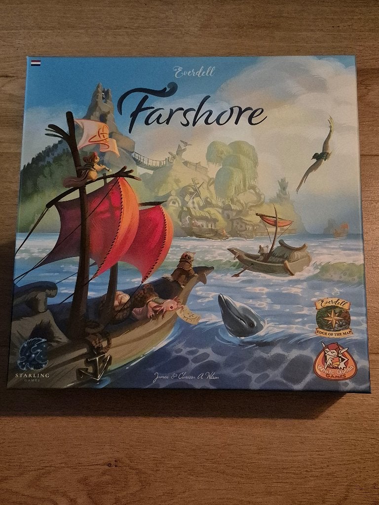 Farshore Bordspel, Nederlandse versie, Hobby en Vrije tijd, Een of twee spelers, Ophalen, Nieuw, White Goblin Games
