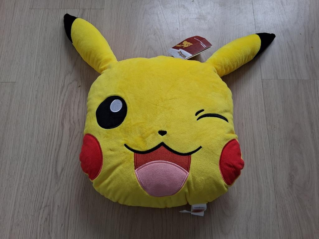 Pikachu kussen, Geel, Overige typen, Nieuw, Ophalen of Verzenden