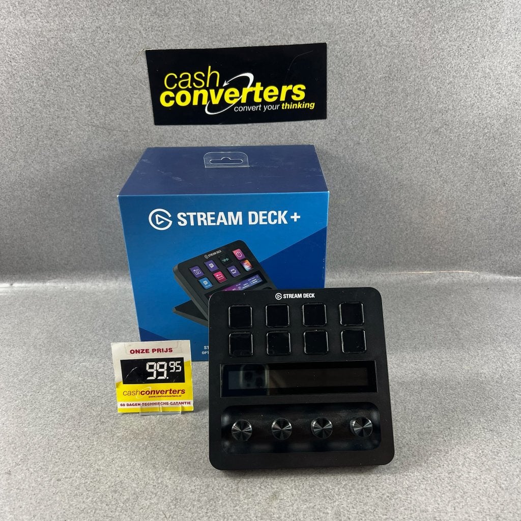Stream Deck + | Elgato | 8 LCD Keys | in doos | 417652, Online, Gebruikt, Overige genres, 1 speler