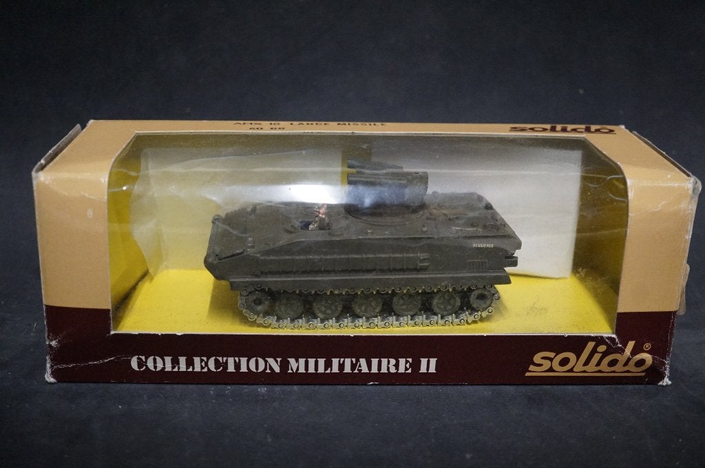 Solido AMX 10P tank met raket launchers - 1/50 - TOP, Ophalen of Verzenden, Overige typen, Overige merken