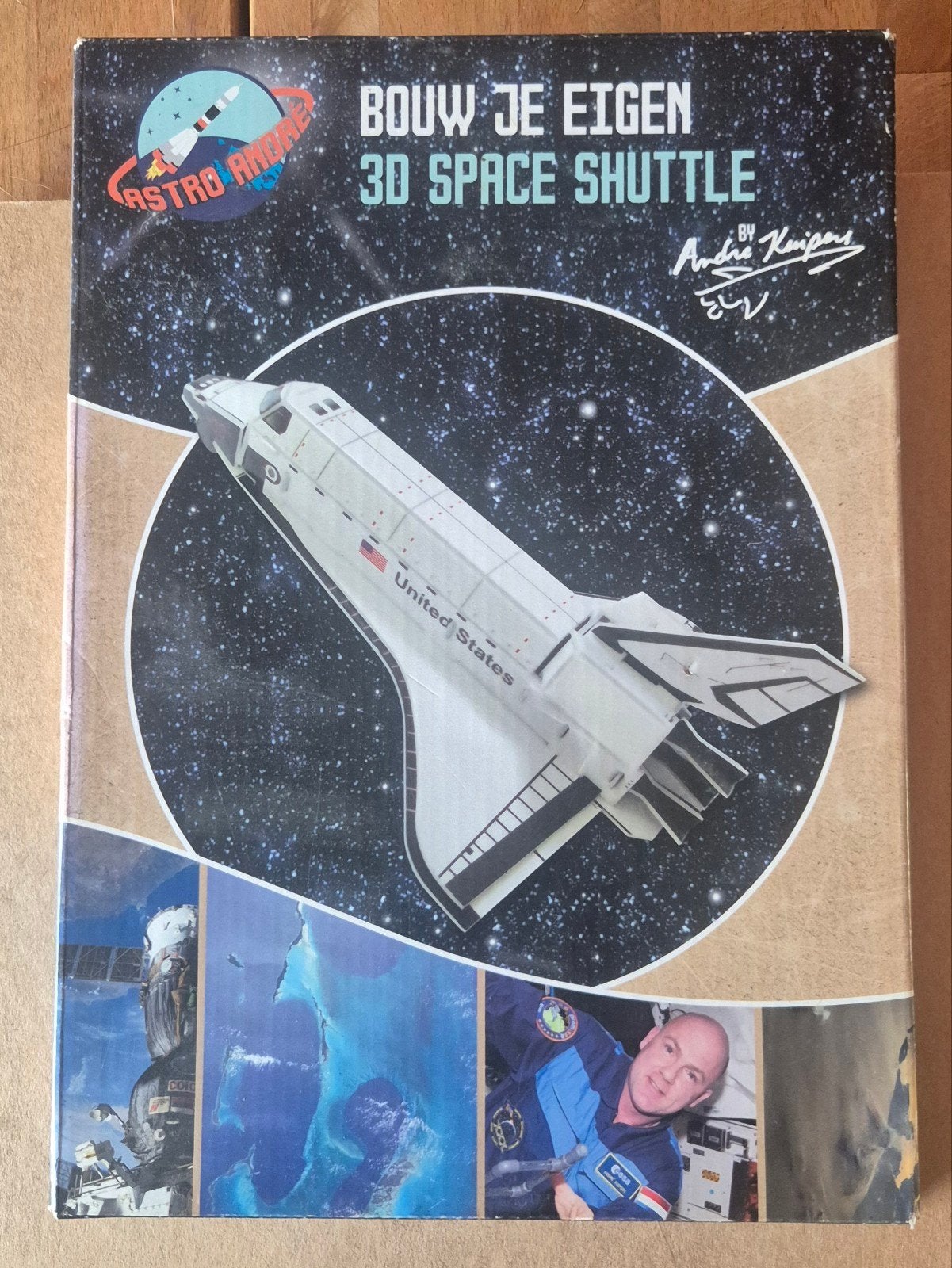 3D Space Shuttle puzzel van André Kuipers, Kinderen en Baby's, Ophalen of Verzenden