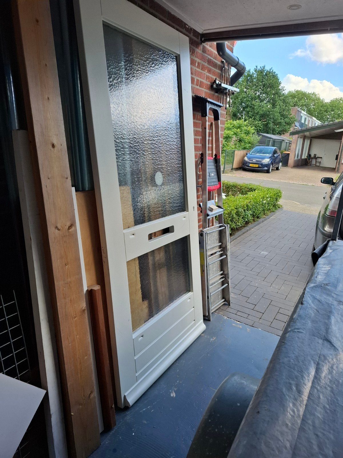 Weekamp voordeur afm. 98x211,5 NIEUW, Ophalen, 80 tot 100 cm, Nieuw, Buitendeur