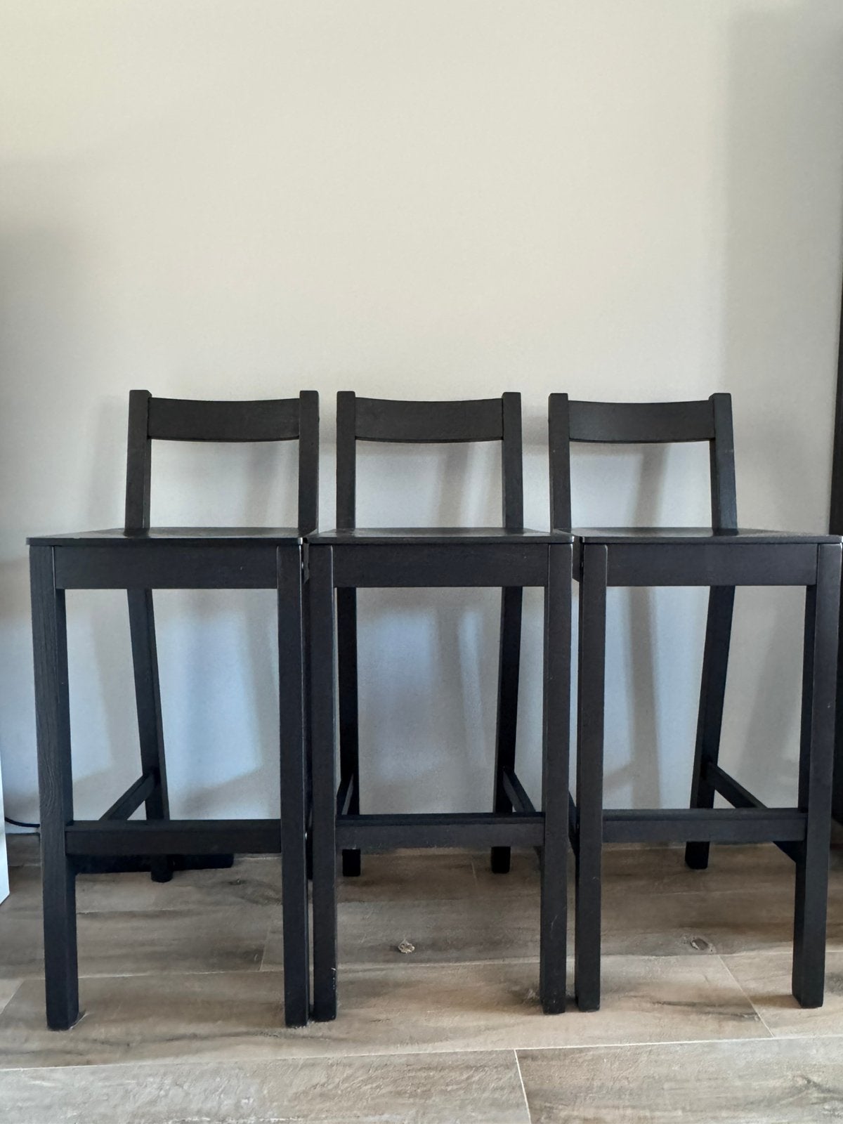 Barkrukken, Ophalen of Verzenden, Zo goed als nieuw, Hout, 60 tot 90 cm