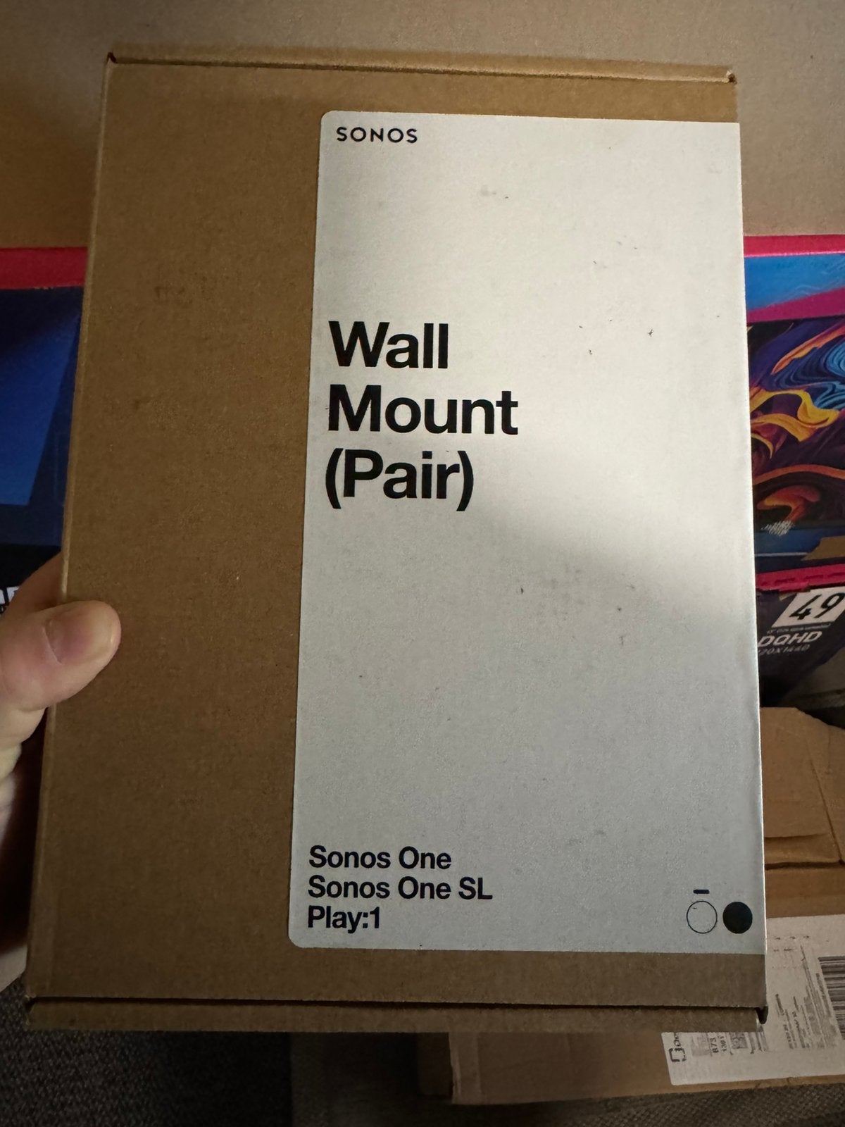 Sonos muurbeugel - wall mount - Sonos one / SL, Ophalen of Verzenden, Zo goed als nieuw