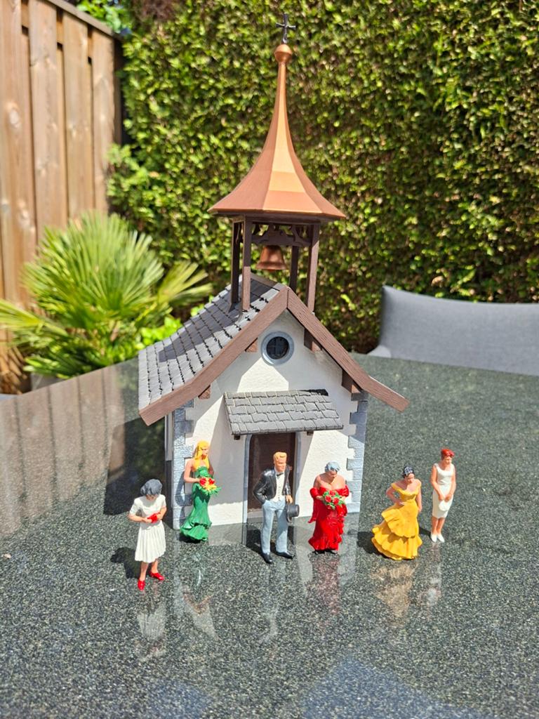 Een bruidspaar Preiser voor bij je lgb treinbaan,  zgan, Hobby en Vrije tijd, Modeltreinen | Overige schalen, Gelijkstroom of Wisselstroom