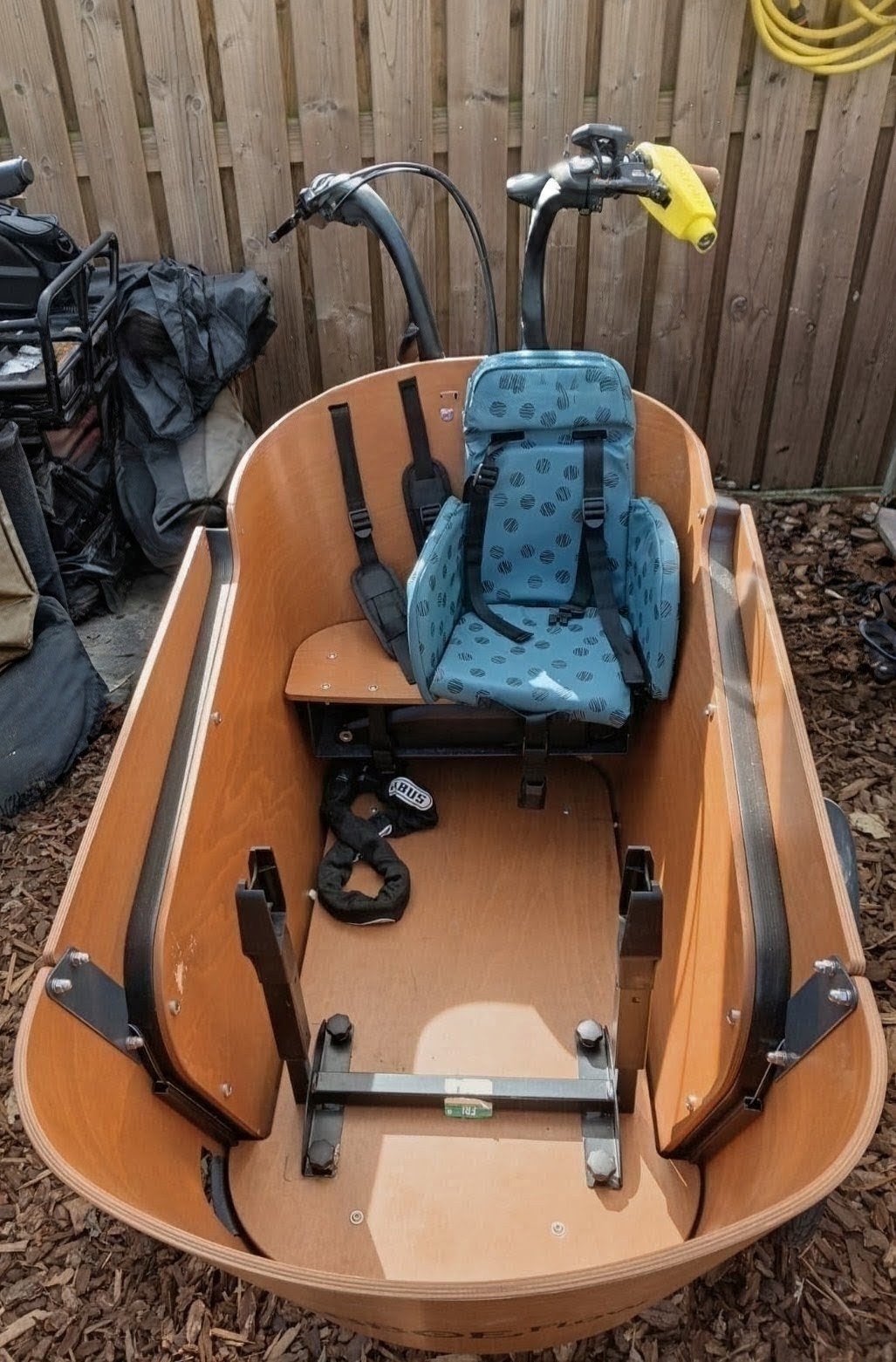 Babboe Flow elektrische bakfiets, Fietsen en Brommers, Ophalen, Zo goed als nieuw, 1 kind