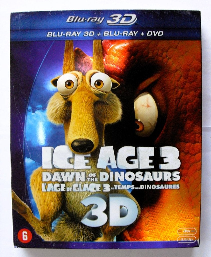 Ice Age 3 - Dawn of the Dinosaurs (orginele bluray &dvd) 3D, Nederlands, Film, Ophalen of Verzenden, Vanaf 6 jaar