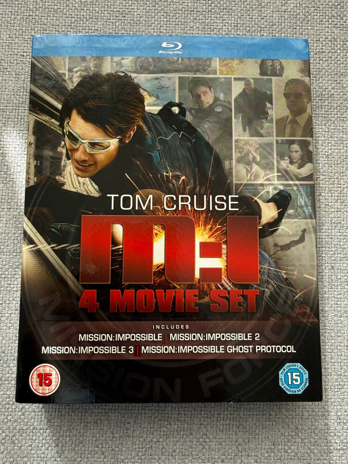 Blu Ray Mission: Impossible 1, 2 & 3 + Ghost Protocol, Engels, Film, Actie, Engels