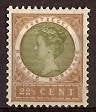 Suriname NVPH nr 52 ongebruikt Koningin Wilhelmina 1907, Ophalen of Verzenden, Postfris