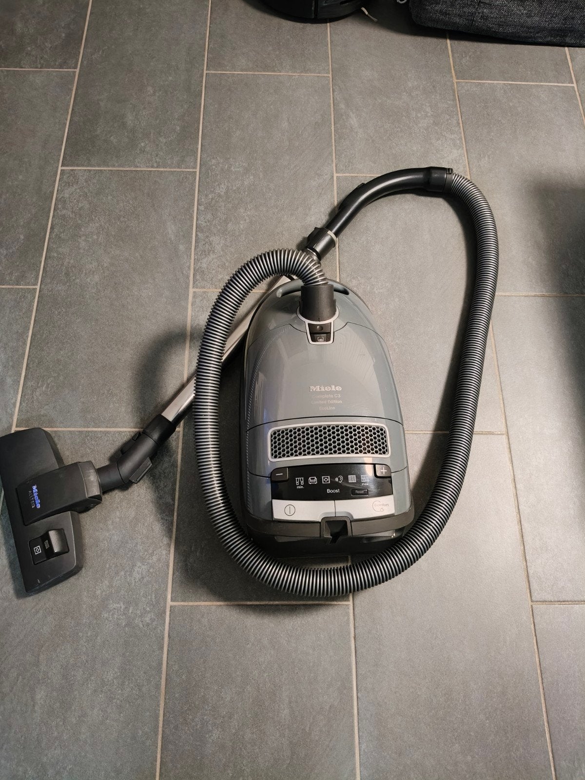 Miele Complete C3 Limited Edition Ecoline HEPA zgan, Witgoed en Apparatuur, Stofzuigers, Stofzak, Inclusief accessoires, Ophalen of Verzenden