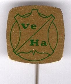 VE/HA blik speldje ( Z_184a), Ophalen of Verzenden, Zo goed als nieuw, Merk, Speldje of Pin