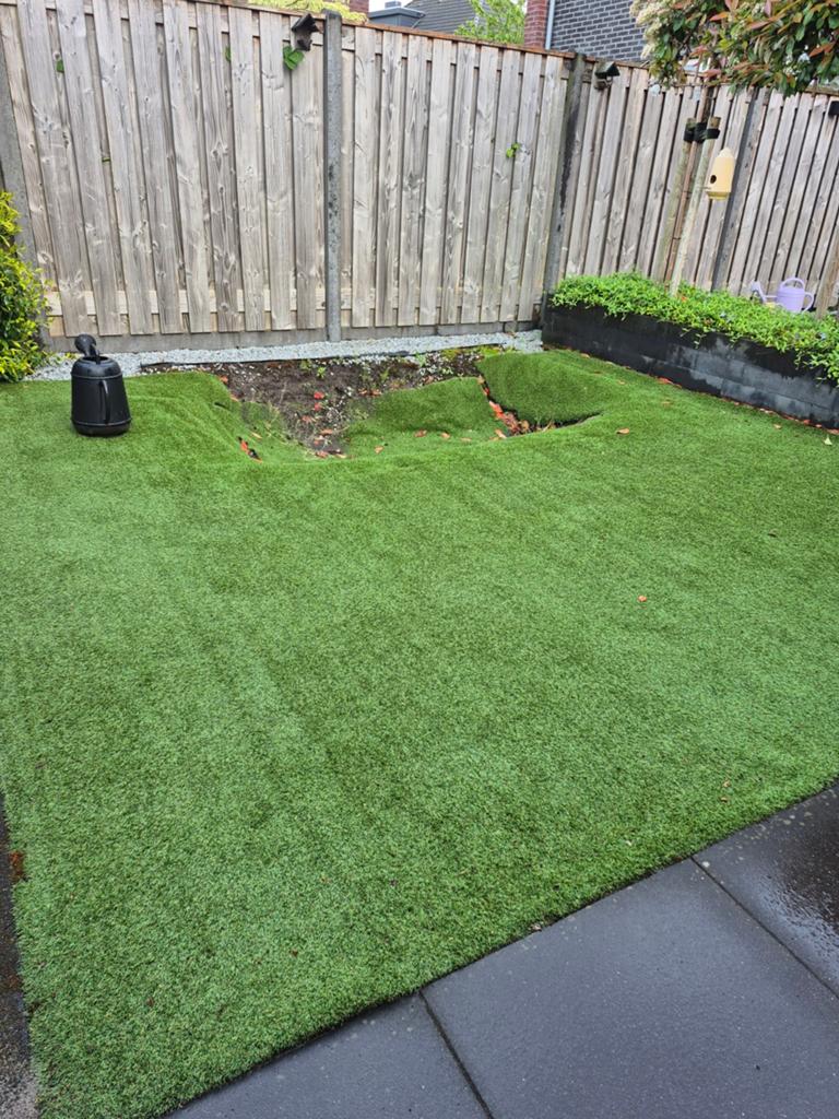 Gebruikt kunstgras voor tuin of balkon 16m², Tuin en Terras, Gras en Kunstgras, Ophalen, Gebruikt, 10 tot 20 m², Kunstgras