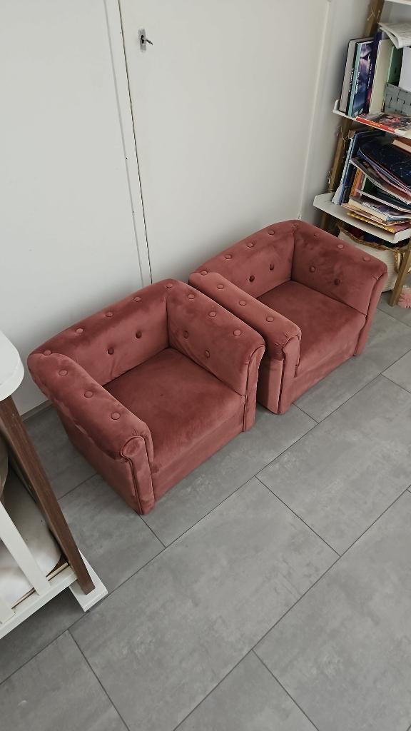 Kinderbankjes (kinderfauteuil xenos velvet), Kinderen en Baby's, Ophalen, Zo goed als nieuw, Stoel(en)