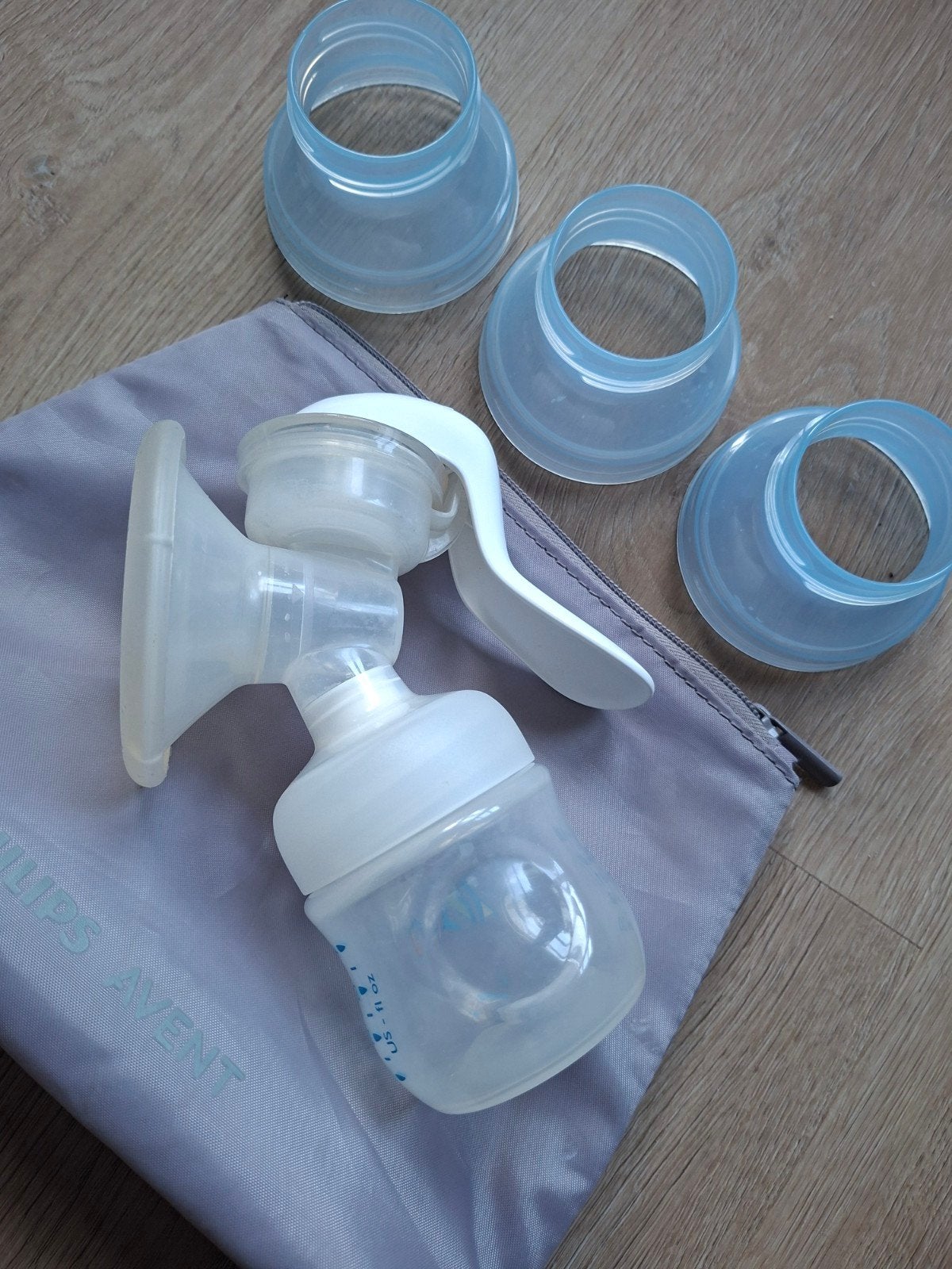 Philips Avent handkolf met koeltasje en accessoires, Ophalen, Gebruikt, Borstkolf, Philips Avent