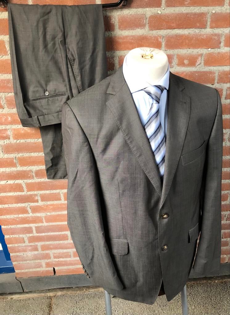 Nieuwstaat Frans Molenaar Grijs pak Wl/ Zijde Mt 50, Kleding | Heren, Kostuums en Colberts, Ophalen of Verzenden, Zo goed als nieuw