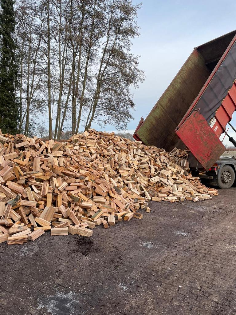 Droog. Super mooi eiken haardhout., 6 m³ of meer, Ophalen of Verzenden