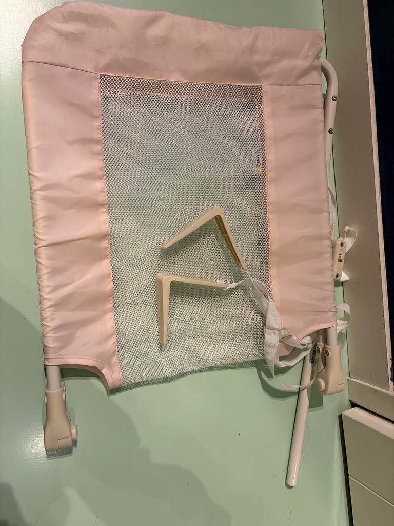 Hauck Sleep N Safe Plus bedhekje beige - Opvouwbaar & Compac, Ophalen, Zo goed als nieuw, Minder dan 140 cm, Minder dan 70 cm