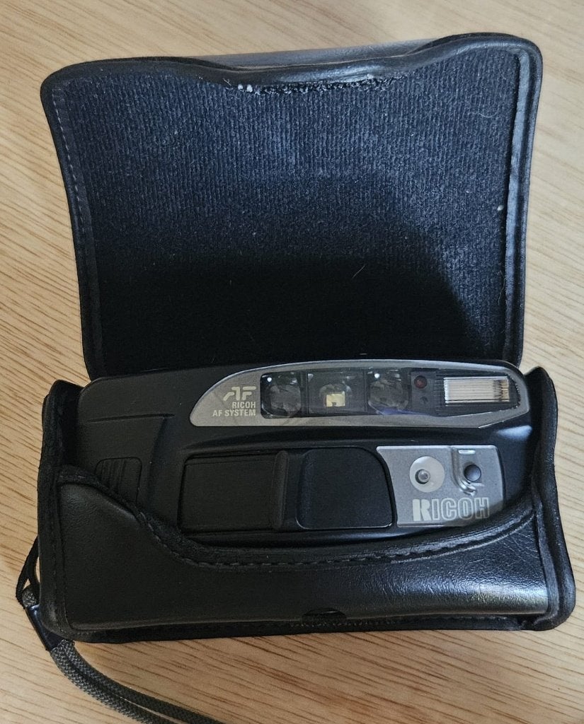 Ricoh AF-77 Panorama Analoge Compact Camera, Audio, Tv en Foto, Ophalen of Verzenden, Zo goed als nieuw, Compact, Overige Merken