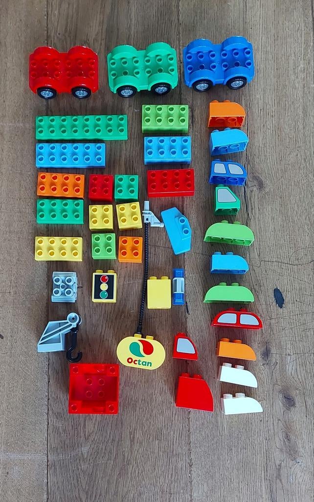 Duplo set 10552 - Mijn Eerste Auto's en Vrachtwagens, Ophalen of Verzenden, Zo goed als nieuw, Compleet, Duplo