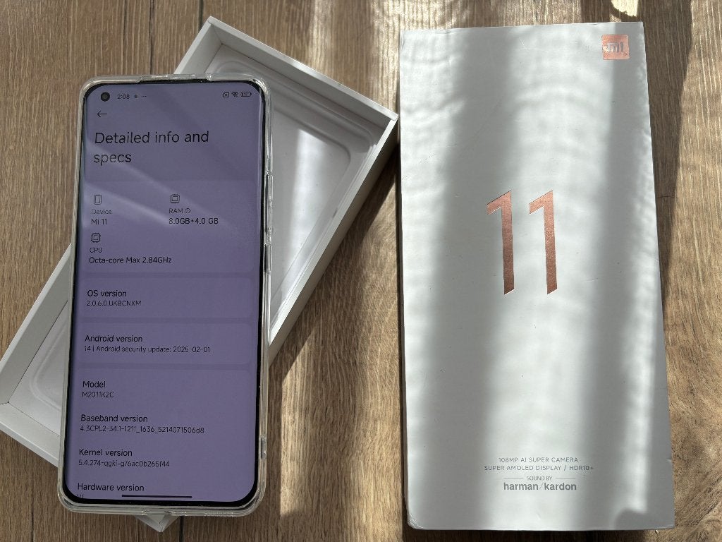 Xiaomi Mi 11 (8GB ram, 256GB opslag) Wit nieuwstaat, Telecommunicatie, Mobiele telefoons | Overige merken, Ophalen of Verzenden