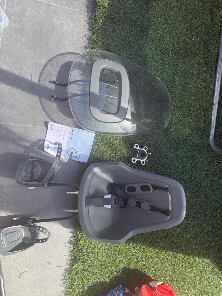 Bobike Urban Iki voorzitje met windscherm, Ophalen, Voetsteuntjes, Voorzitje, Zo goed als nieuw