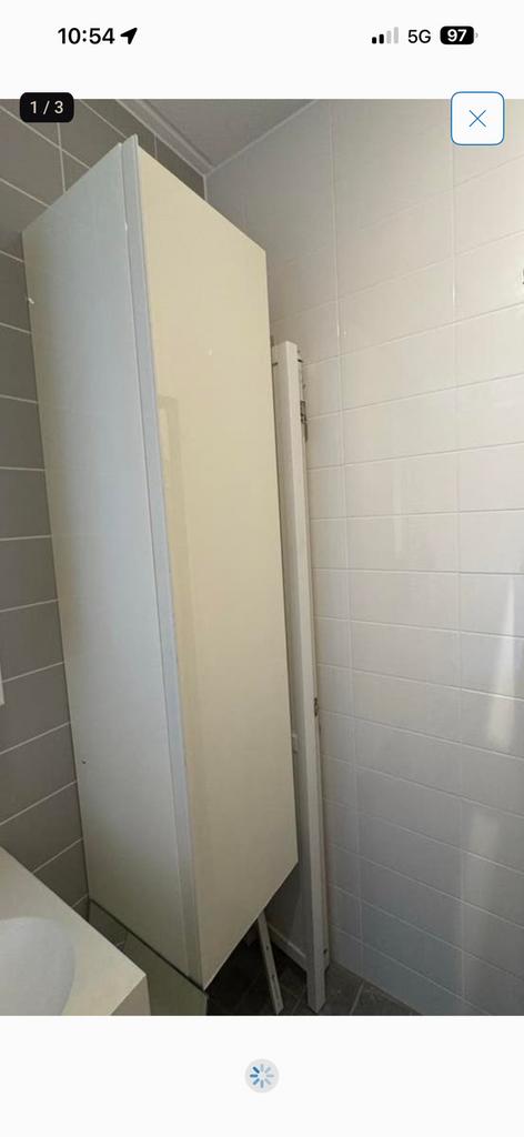 Badkamer kast, Ophalen of Verzenden, Gebruikt, Met douche
