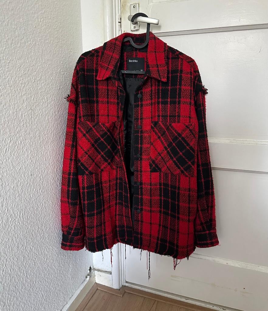 Jas Bershka, Kleding | Heren, Nieuw, Ophalen of Verzenden, Bershka, Rood