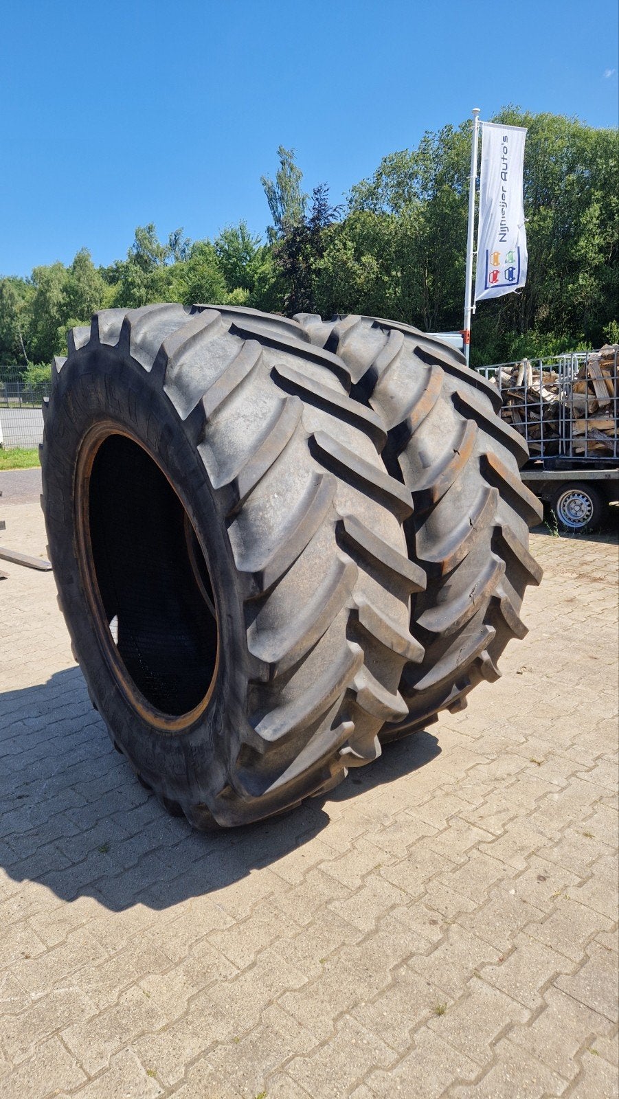 Michelin 600/65/38 xm108, Ophalen