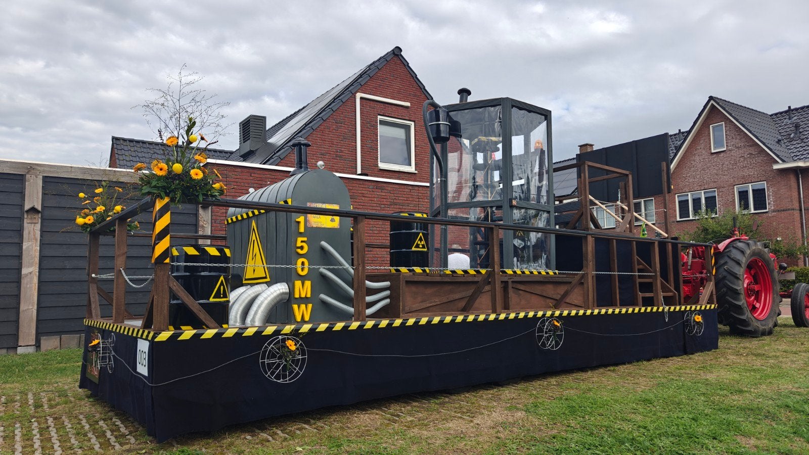 Complete Optochtwagen - Thema Buurt Centrale, Ophalen, Gebruikt, Overige typen, Carnaval