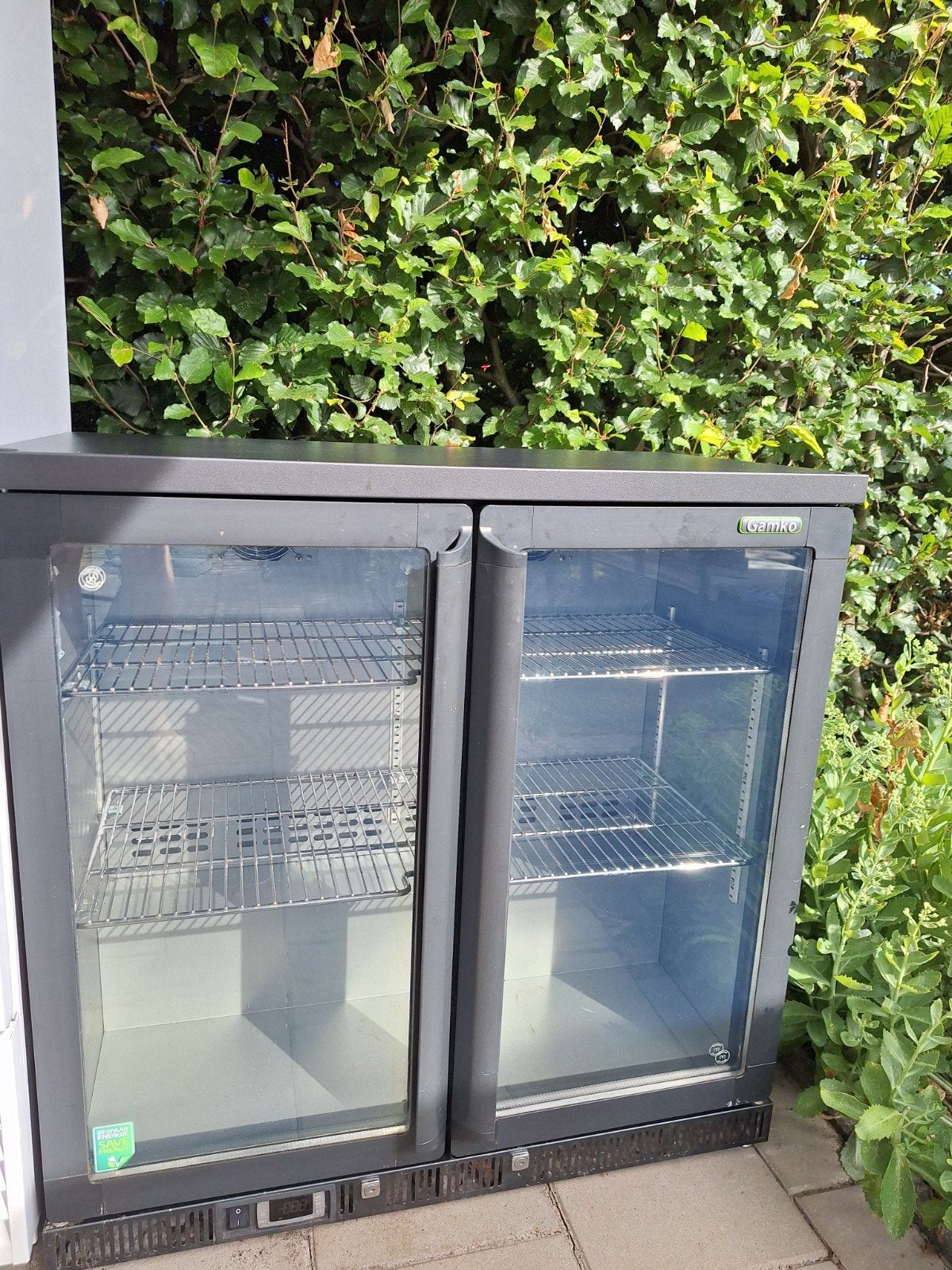 Gamko 2 deurs barkoeling glasdeur frisdrank koeling bj.2017, Witgoed en Apparatuur, Koelkasten en IJskasten, Ophalen, 200 liter of meer
